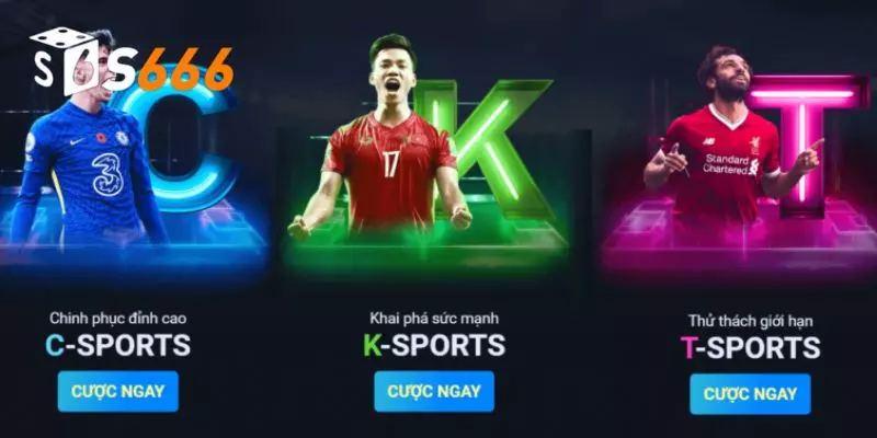 Các trò chơi cá cược thể thao United Gaming S666 phổ biến